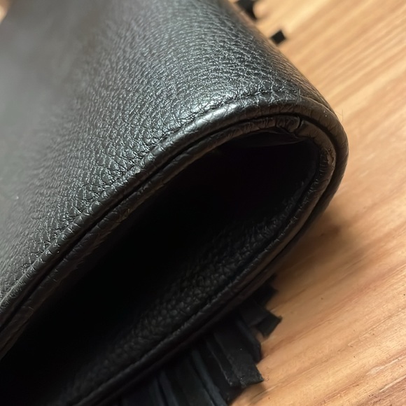 BEBE Fringe Clutch Handbag - Picture 7 of 10